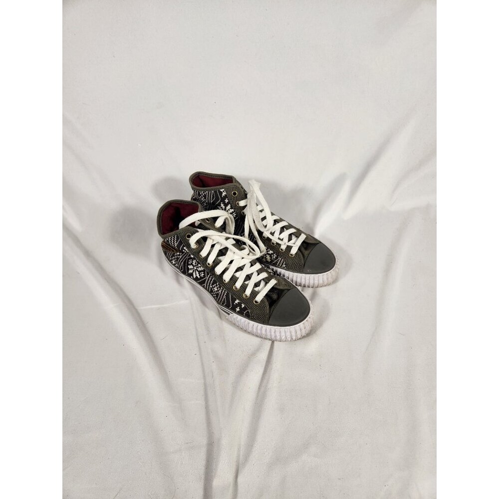 P.F. Flyers Hi Top Sneaker Unisex Nordic Knit Vulcanized Posture Fo. W/10 M/9